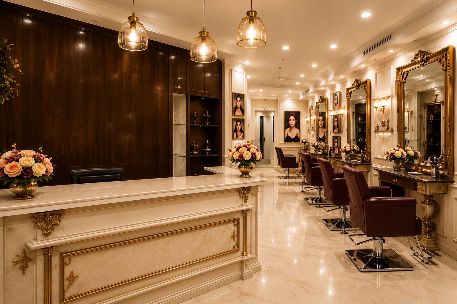 Anuradha's Beauty Parlour interior